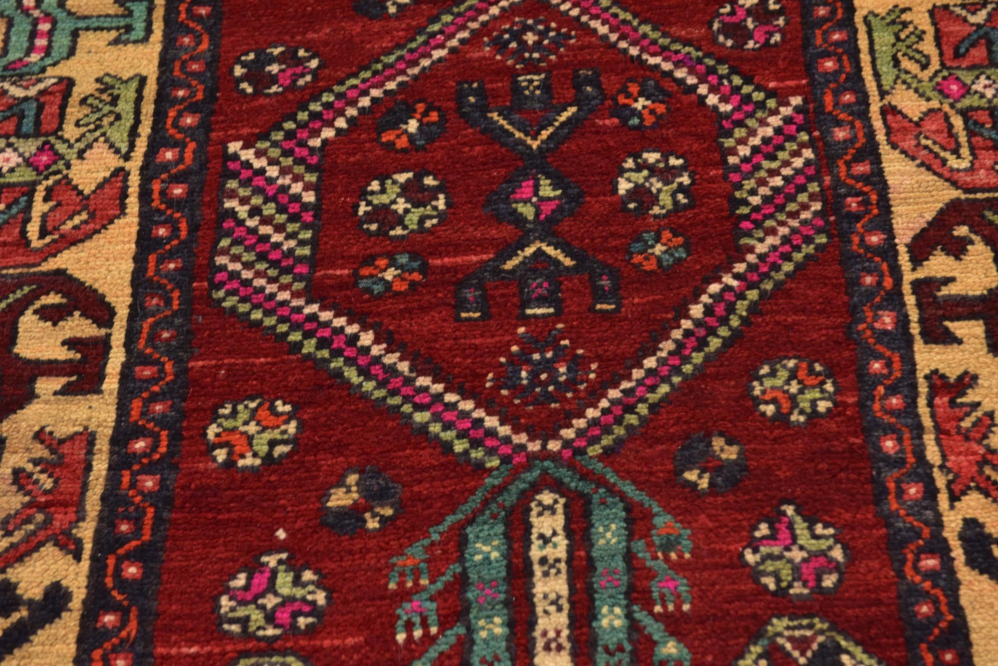 3' 8 x 5' 6 Hand Knotted Anatolian Wool Rug