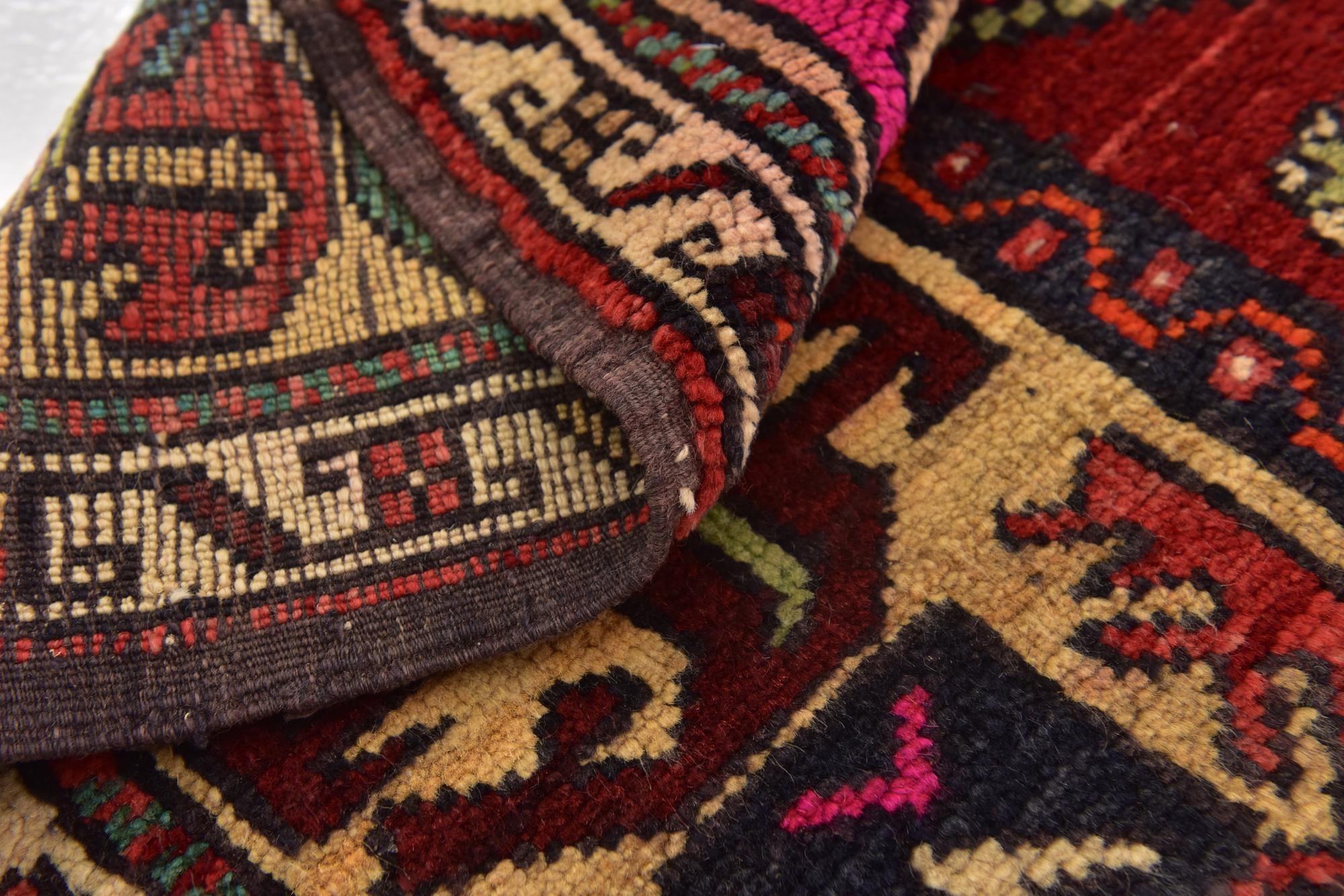3' 8 x 5' 6 Hand Knotted Anatolian Wool Rug
