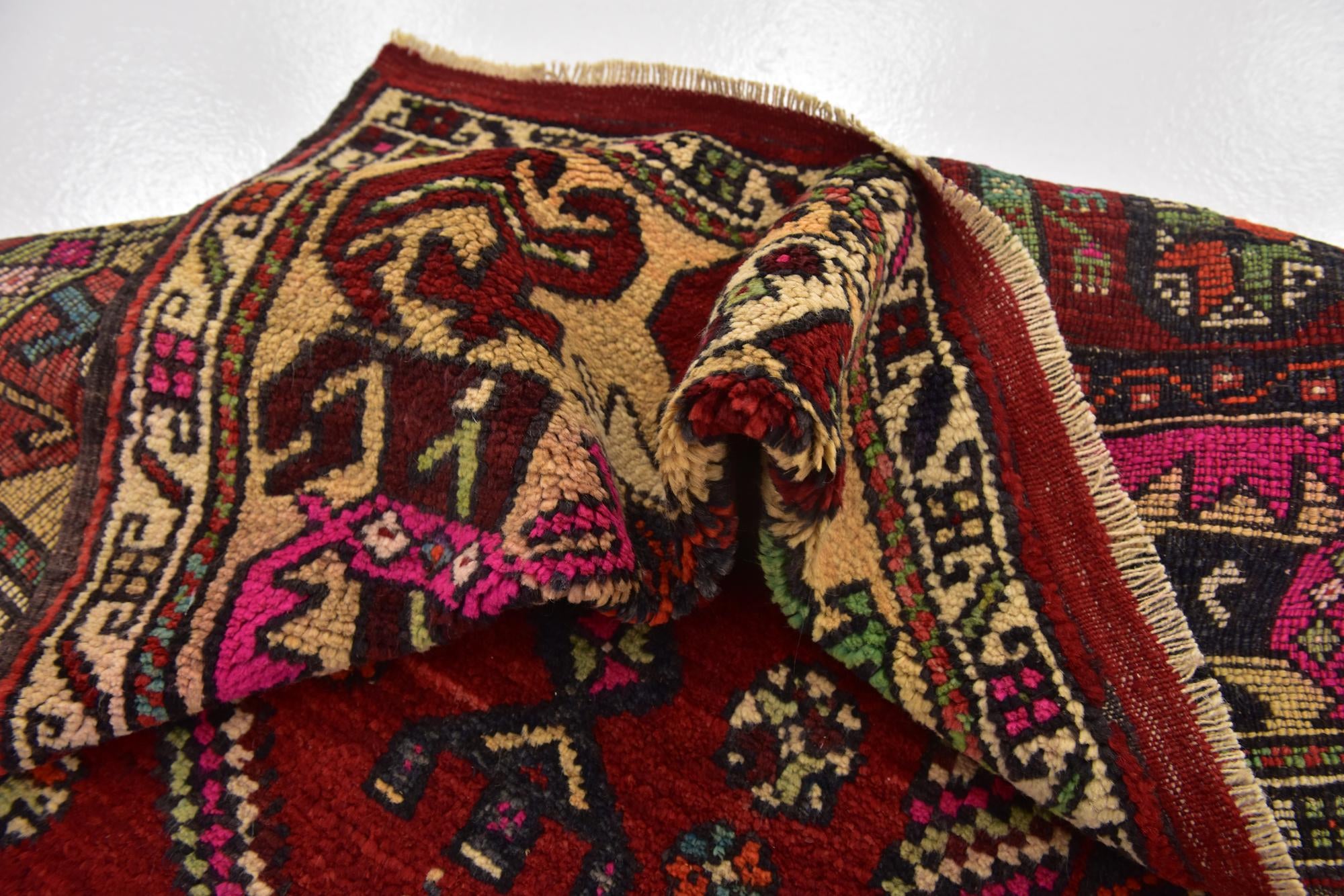 3' 8 x 5' 6 Hand Knotted Anatolian Wool Rug