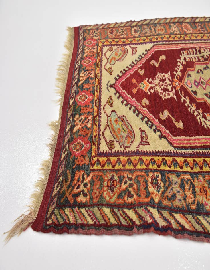 Detail image of 3' 4 x 5' 2  Hand Knotted Anatolian Wool Rug