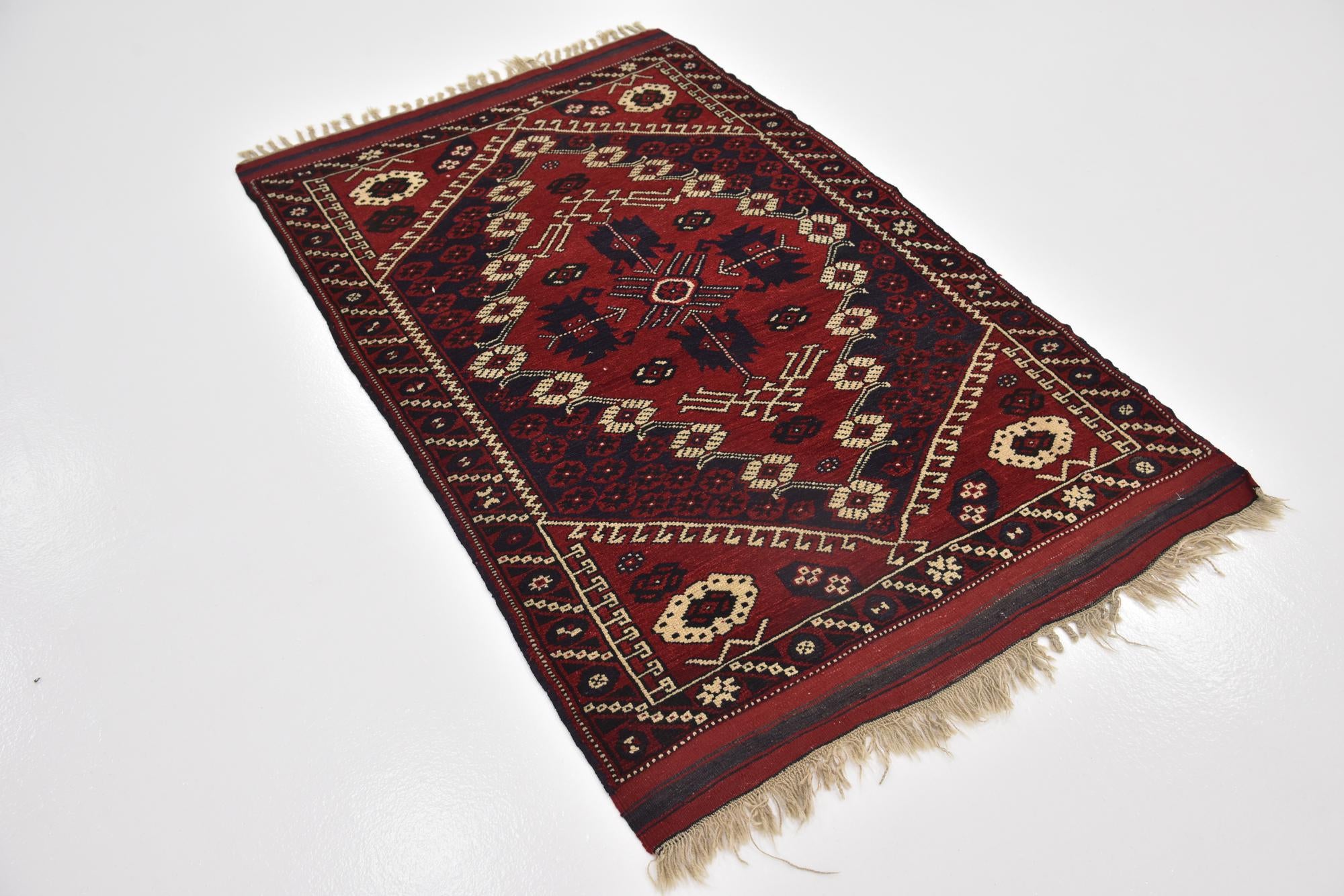 3' 6 x 5' 7 Hand Knotted Anatolian Wool Rug