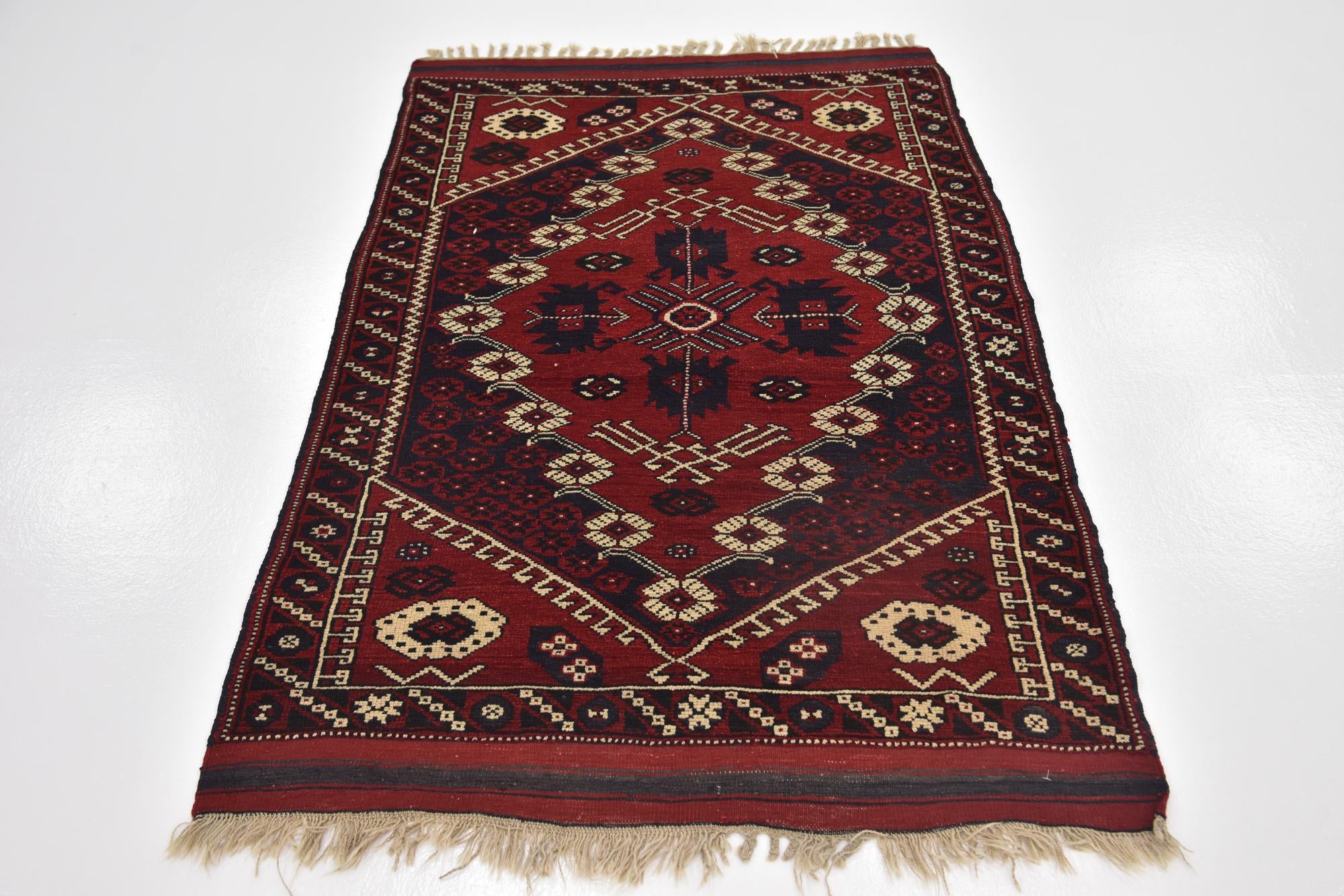 3' 6 x 5' 7 Hand Knotted Anatolian Wool Rug