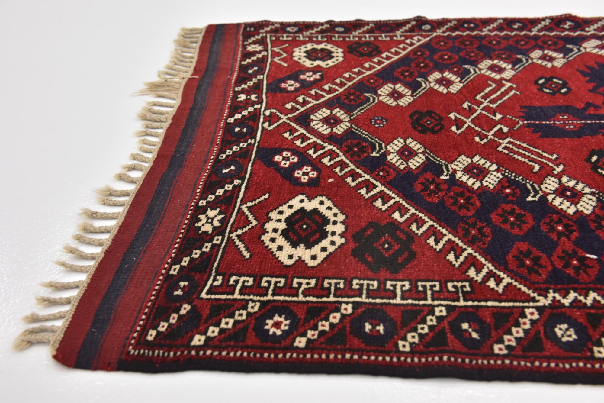 3' 6 x 5' 7 Hand Knotted Anatolian Wool Rug