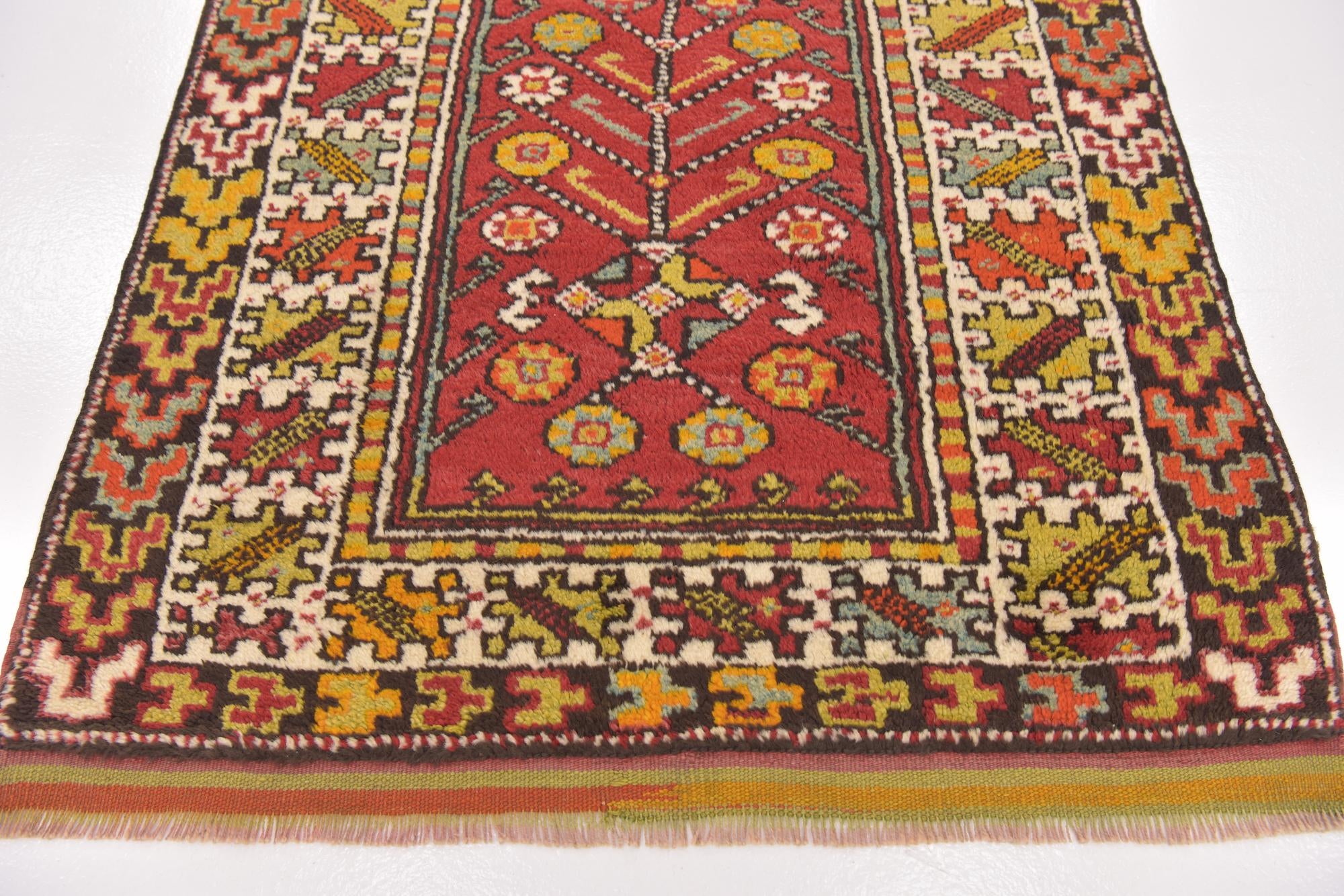 3' 5 x 5' Hand Knotted Anatolian Wool Rug