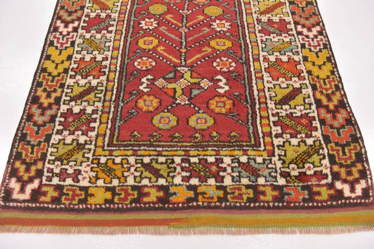 Detail image of 3' 5 x 5' Hand Knotted Anatolian Wool Rug