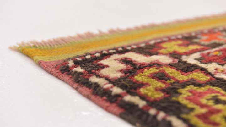 3' 5 x 5' Hand Knotted Anatolian Wool Rug