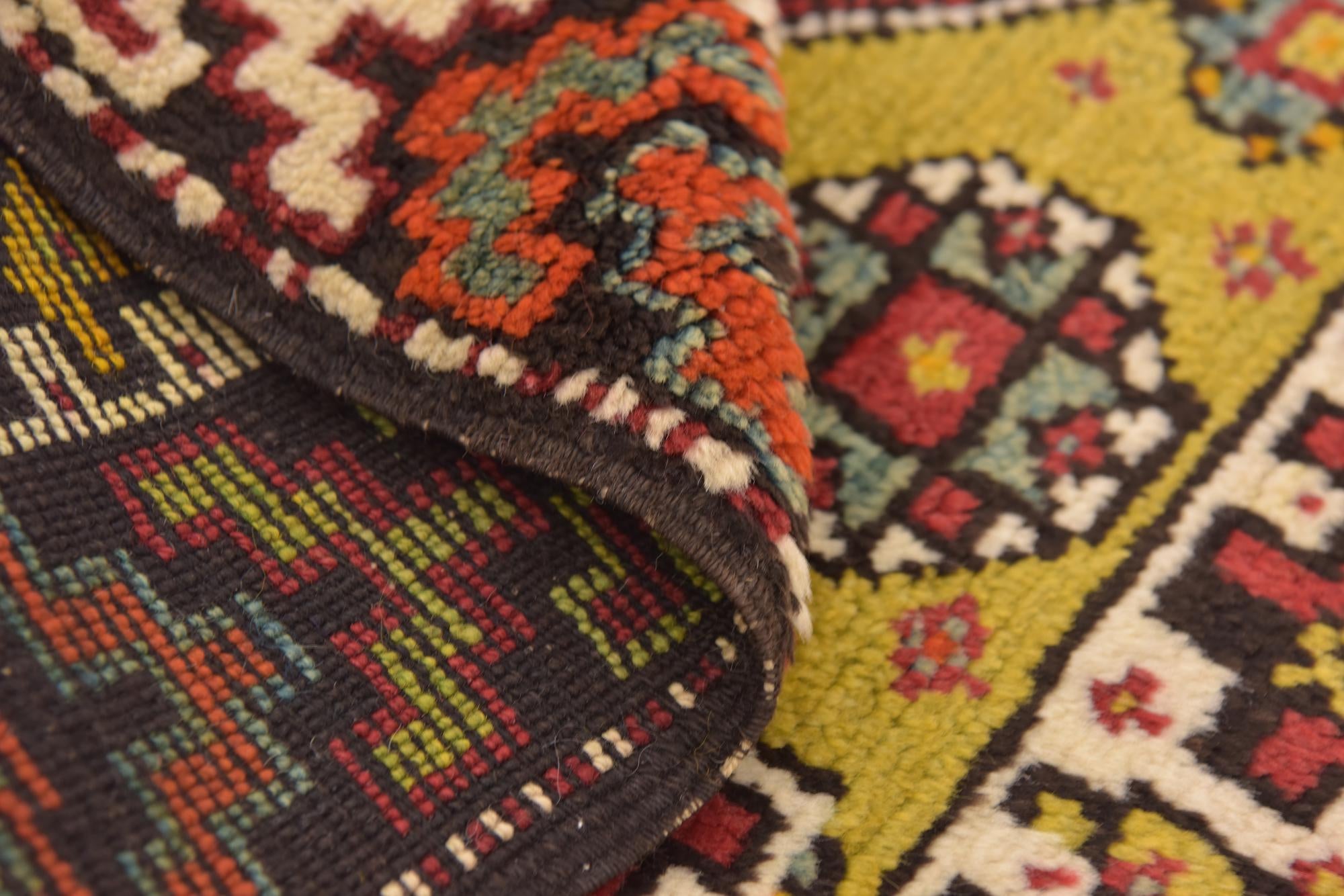3' 5 x 5' Hand Knotted Anatolian Wool Rug