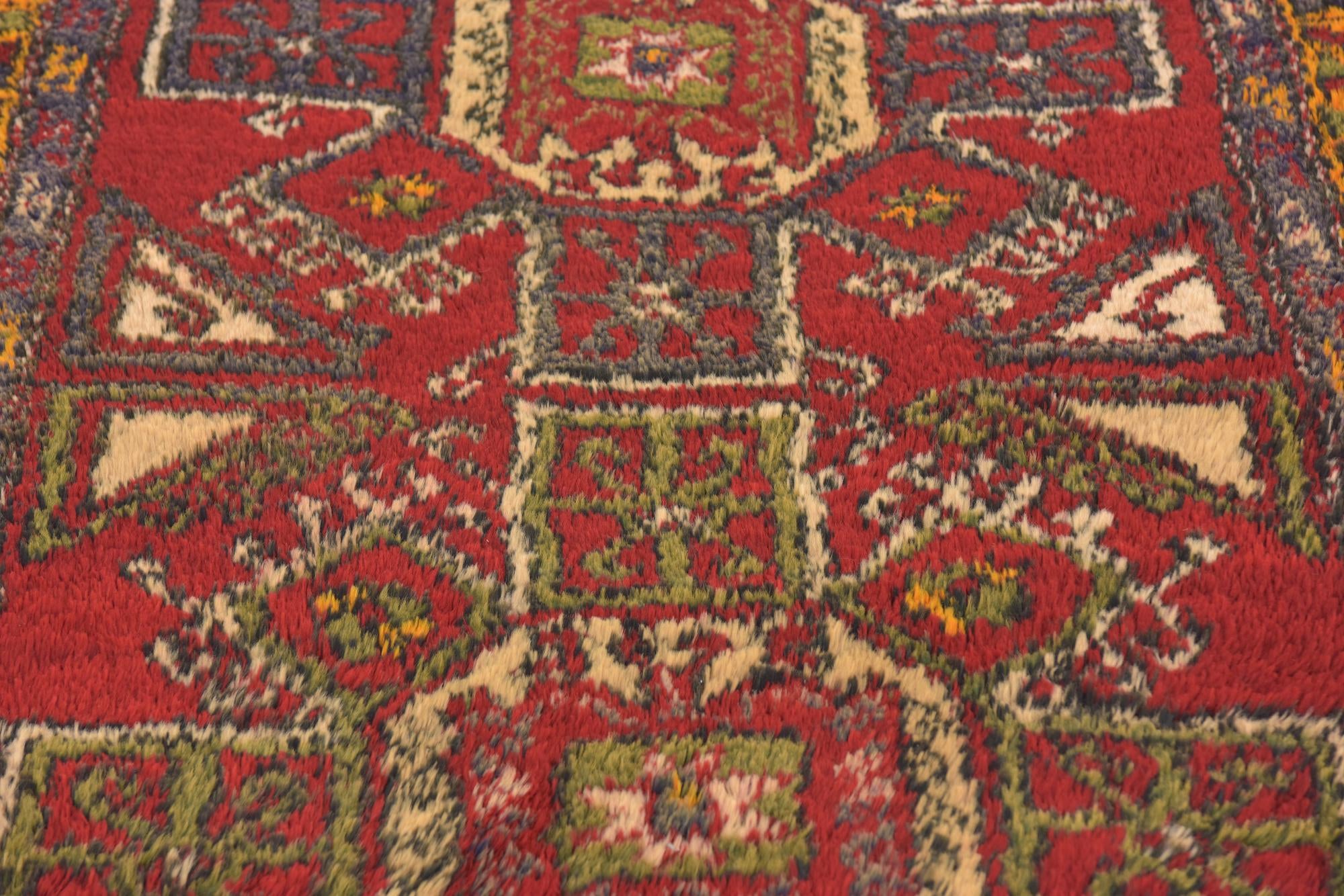 4' 2 x 6' 10 Hand Knotted Anatolian Wool Rug