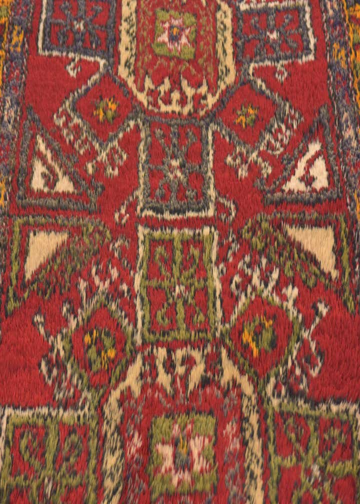 4' 2 x 6' 10 Hand Knotted Anatolian Wool Rug