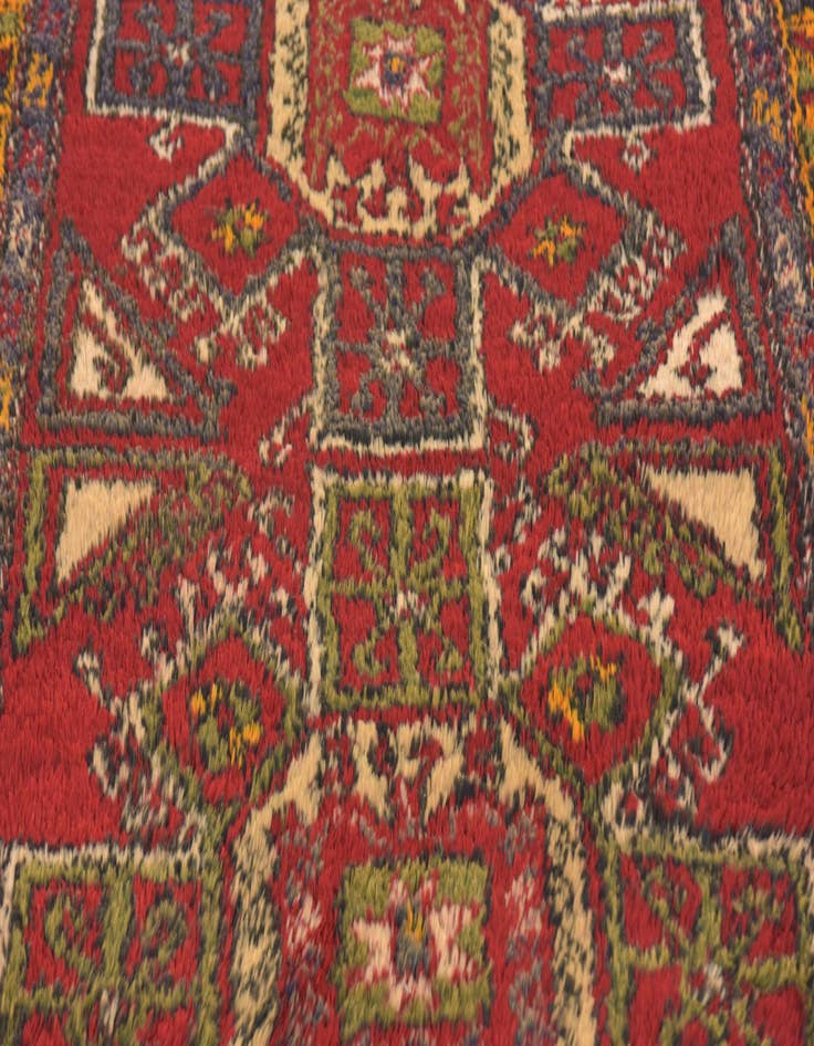 Detail image of 4' 2 x 6' 10 Hand Knotted Anatolian Wool Rug
