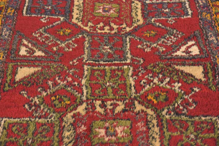 4' 2 x 6' 10 Hand Knotted Anatolian Wool Rug