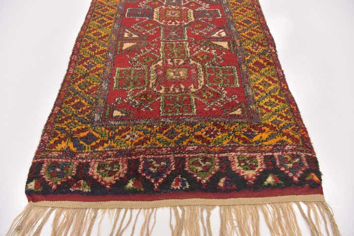 4' 2 x 6' 10 Hand Knotted Anatolian Wool Rug