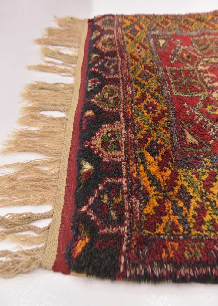 4' 2 x 6' 10 Hand Knotted Anatolian Wool Rug