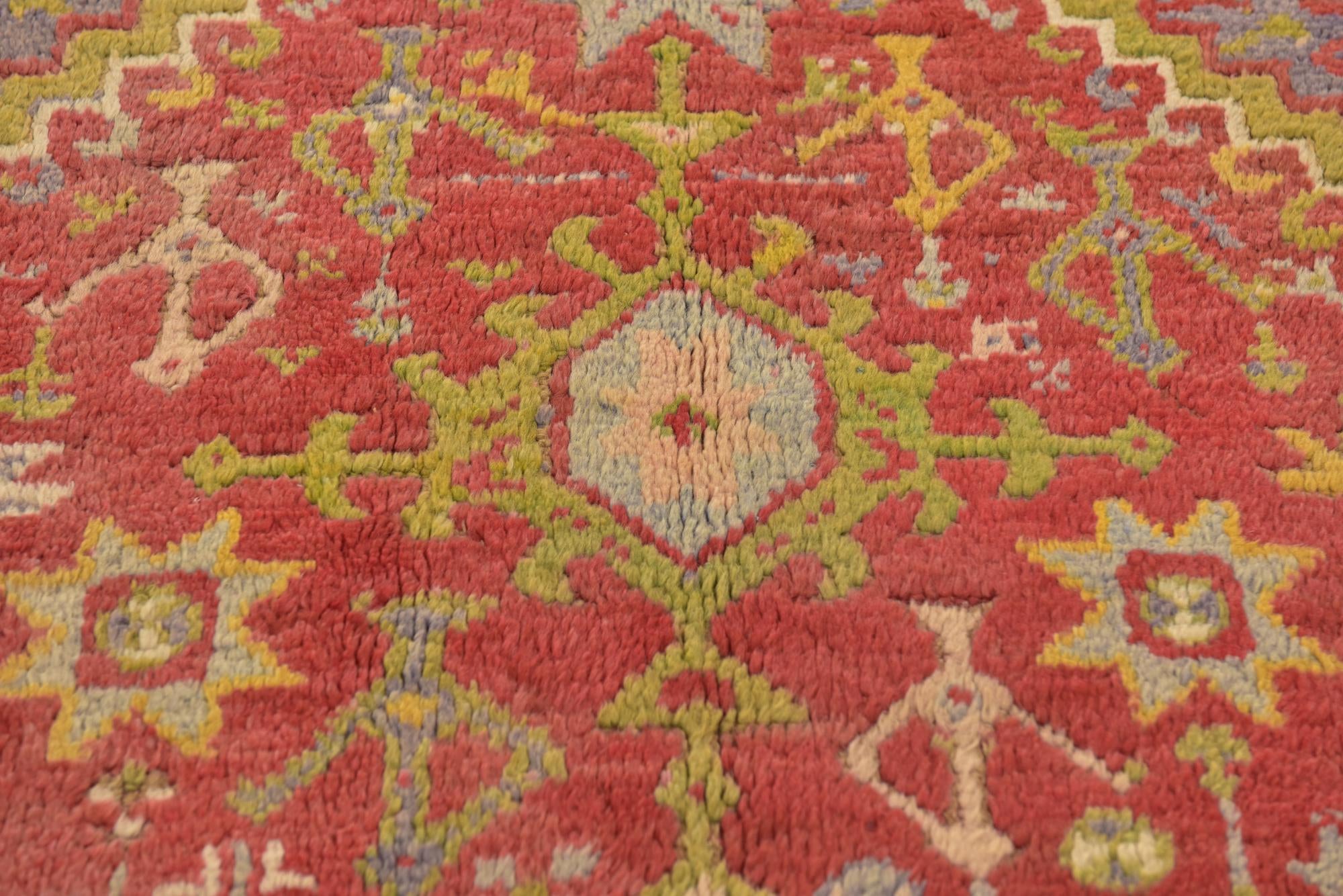 4' 5 x 6' 4 Hand Knotted Anatolian Wool Rug