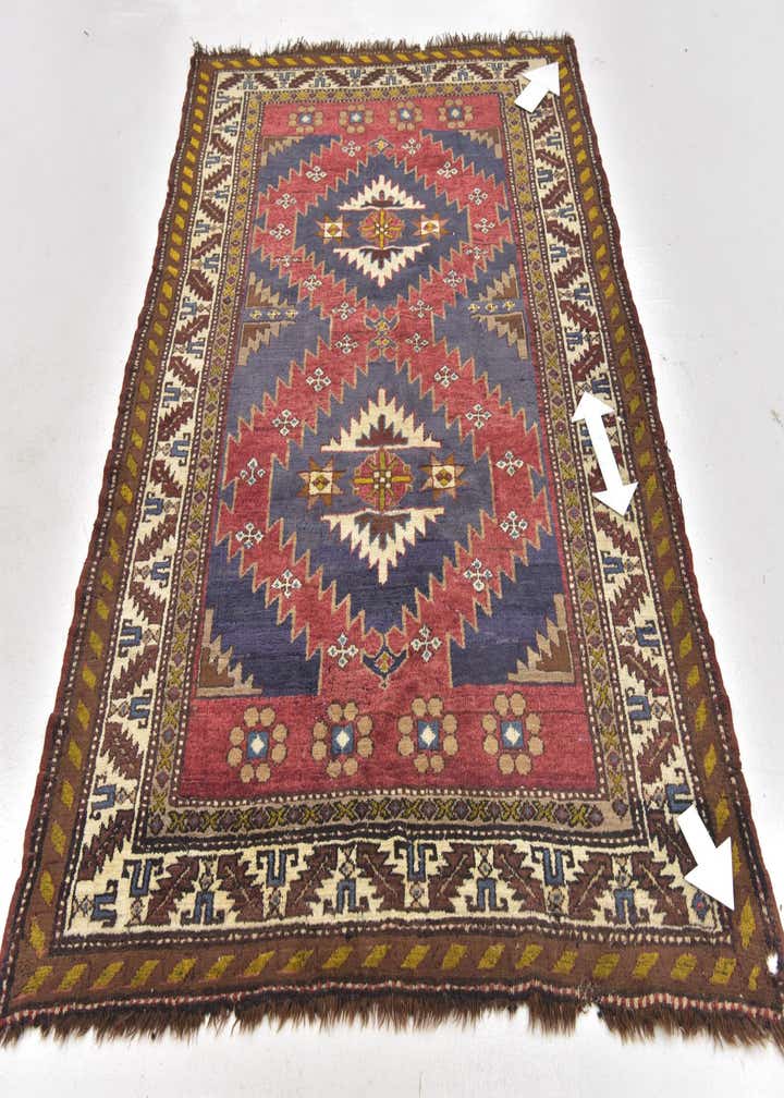 4' 10 x 7' Hand Knotted Anatolian Wool Rug