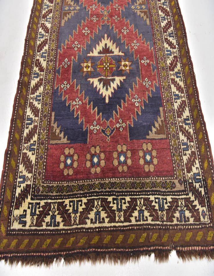 Detail image of 4' 10 x 7' Hand Knotted Anatolian Wool Rug