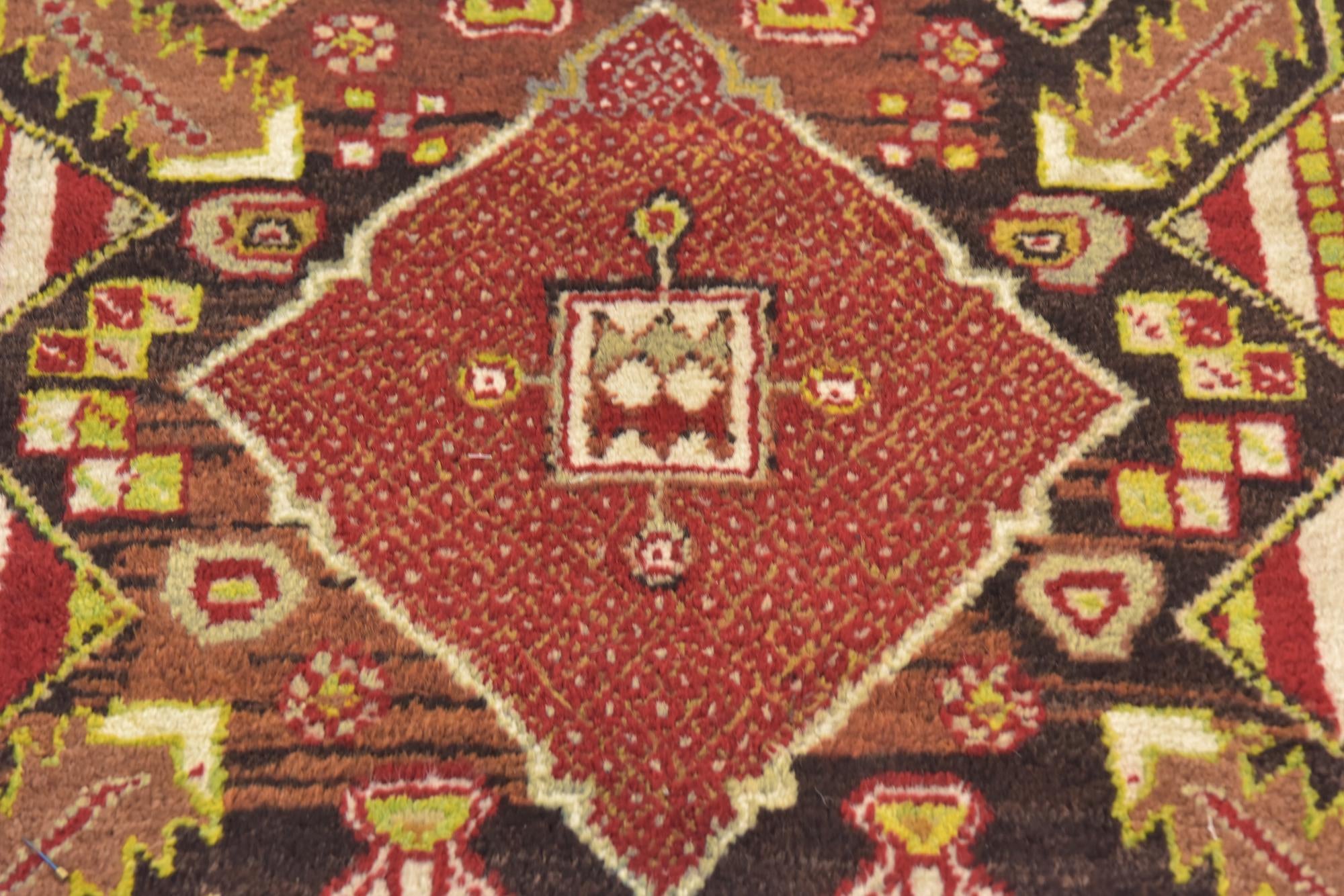 3' 8 x 5' 4 Hand Knotted Anatolian Oriental Wool Rug