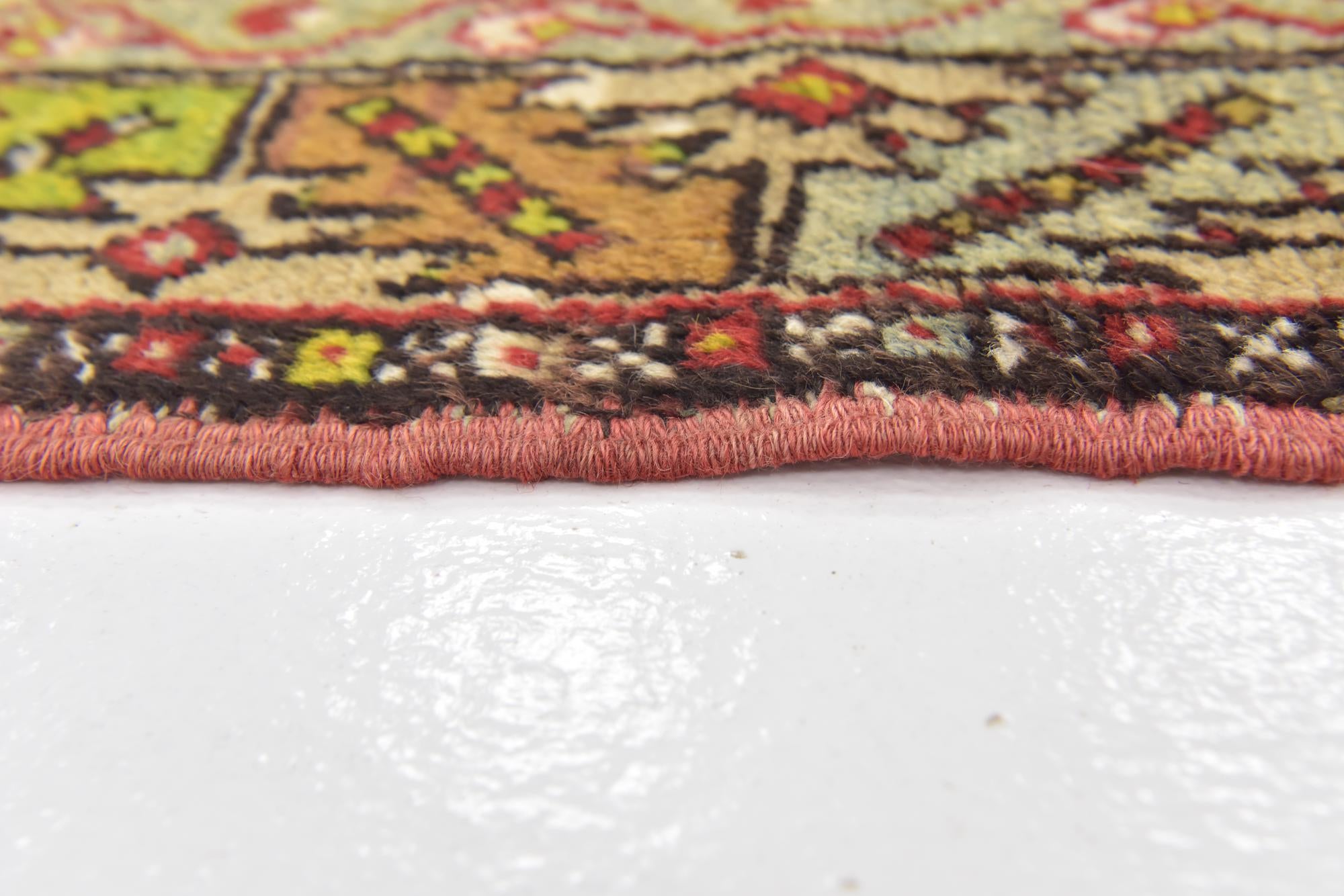 3' 8 x 5' 4 Hand Knotted Anatolian Oriental Wool Rug