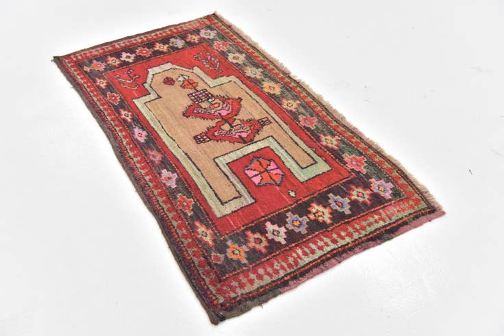 Detail image of 2' 10 x 5' 6 Hand Knotted Anatolian Wool Rug
