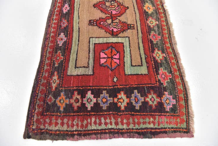 Detail image of 2' 10 x 5' 6 Hand Knotted Anatolian Wool Rug