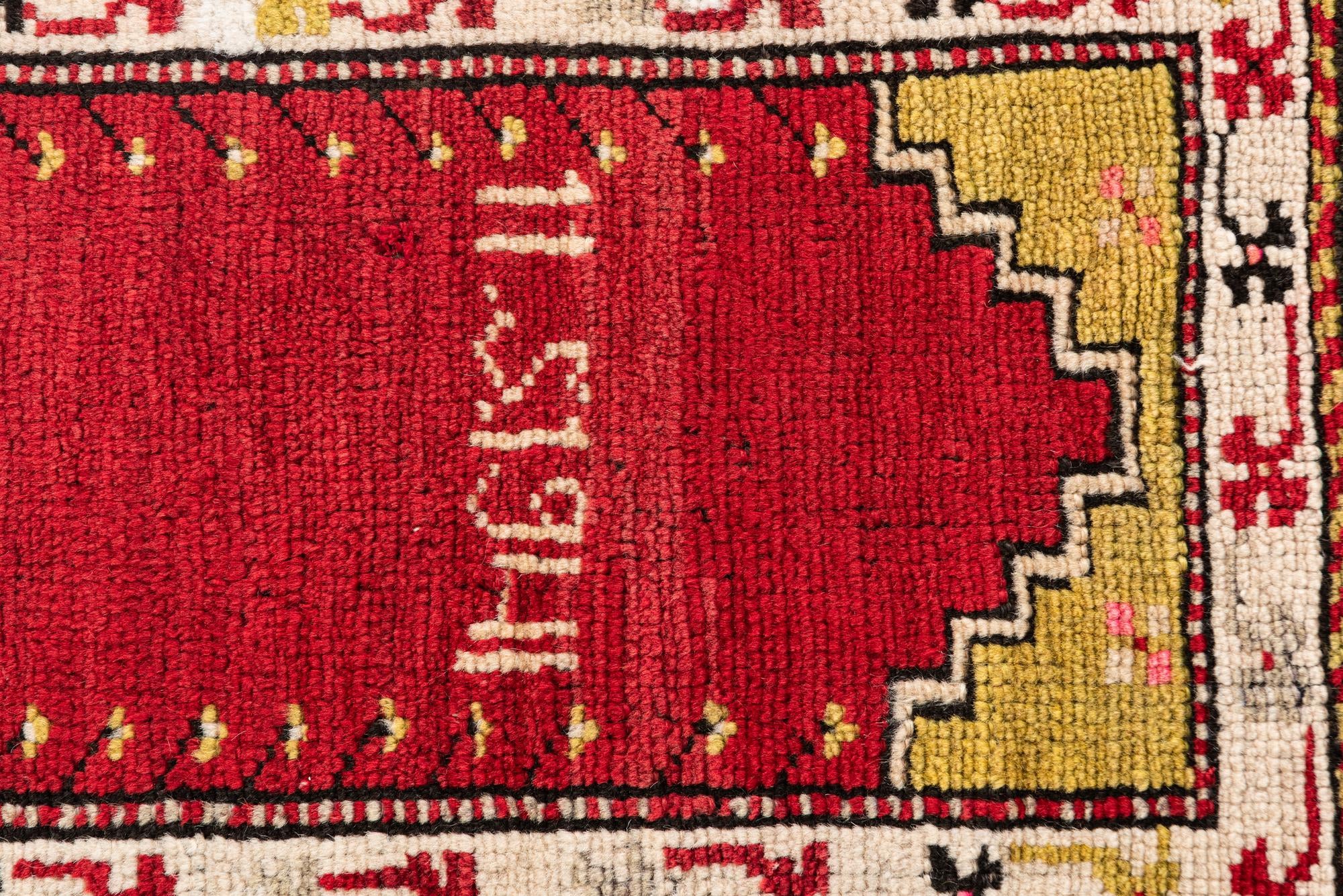3' 1 x 4' 8 Hand Knotted Anatolian Oriental Wool Rug