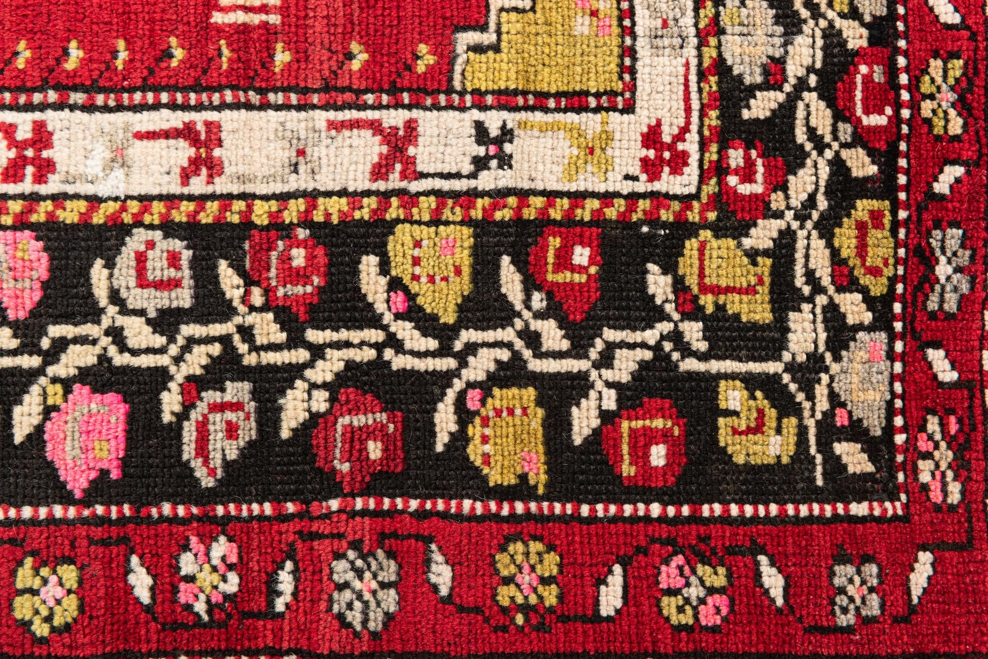 3' 1 x 4' 8 Hand Knotted Anatolian Oriental Wool Rug