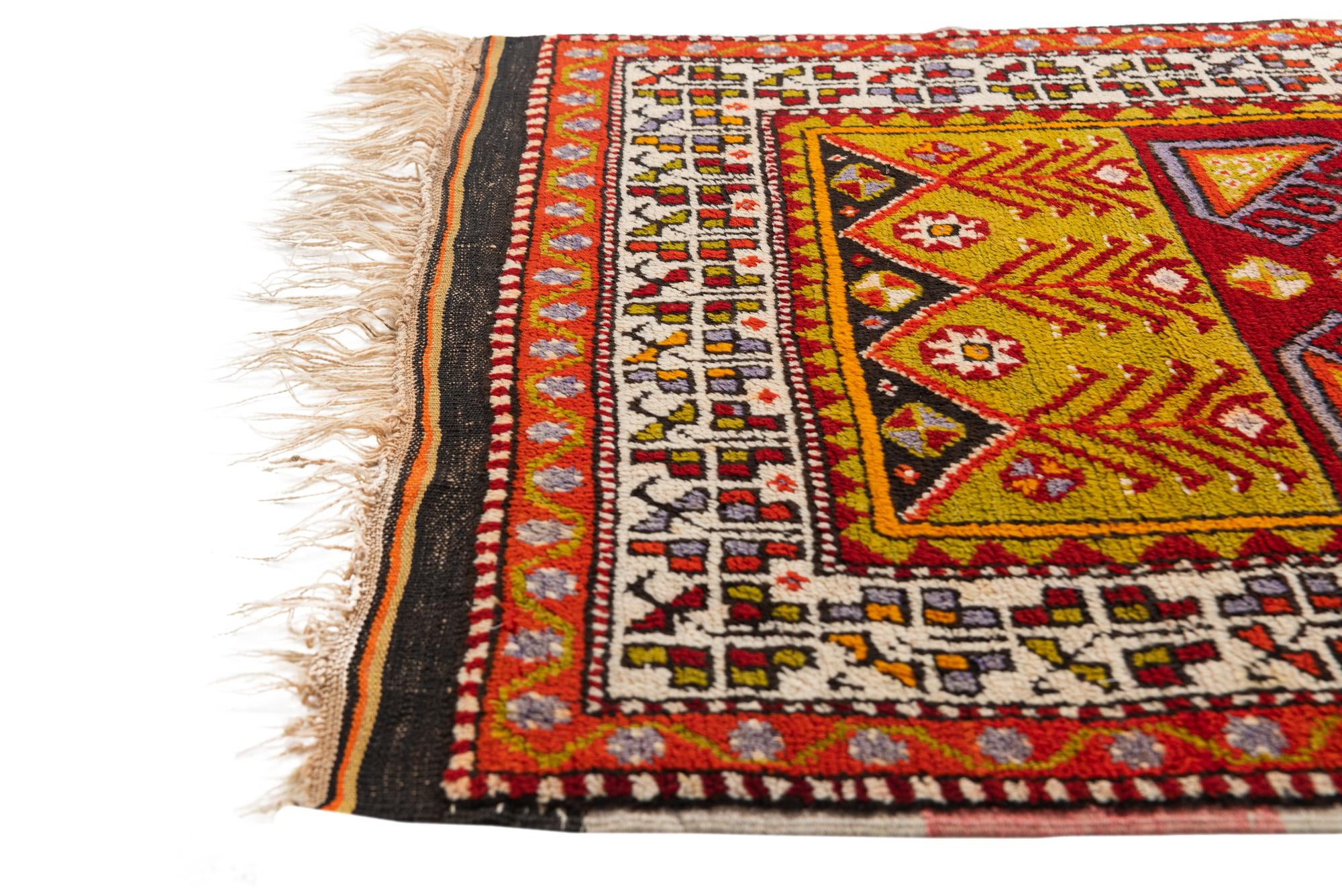 3' x 4' 10 Hand Knotted Anatolian Oriental Wool Rug