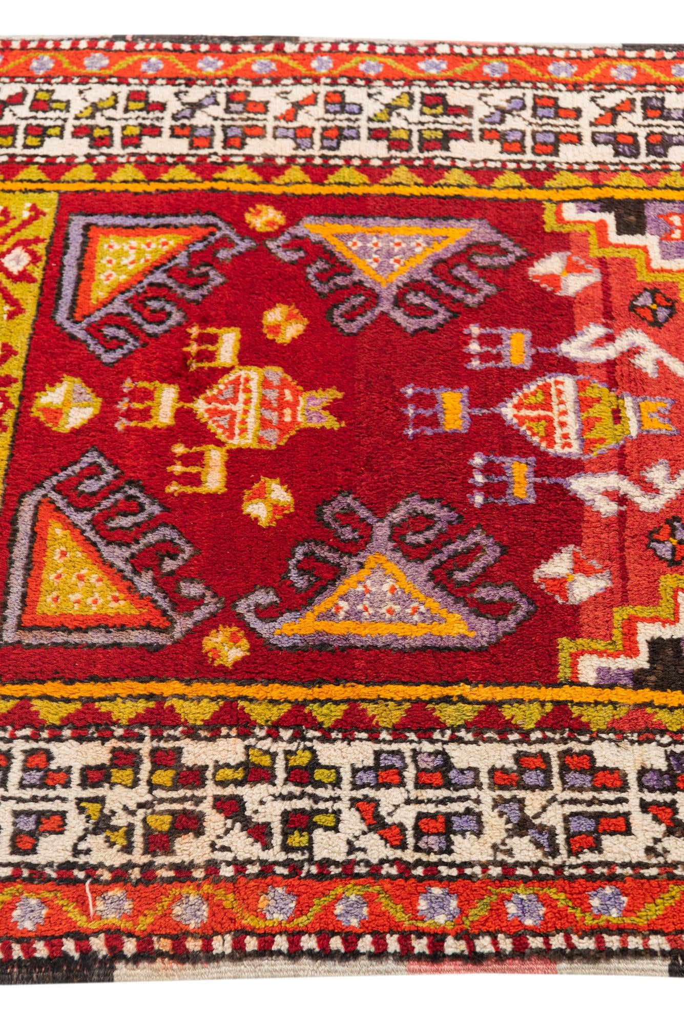 3' x 4' 10 Hand Knotted Anatolian Oriental Wool Rug