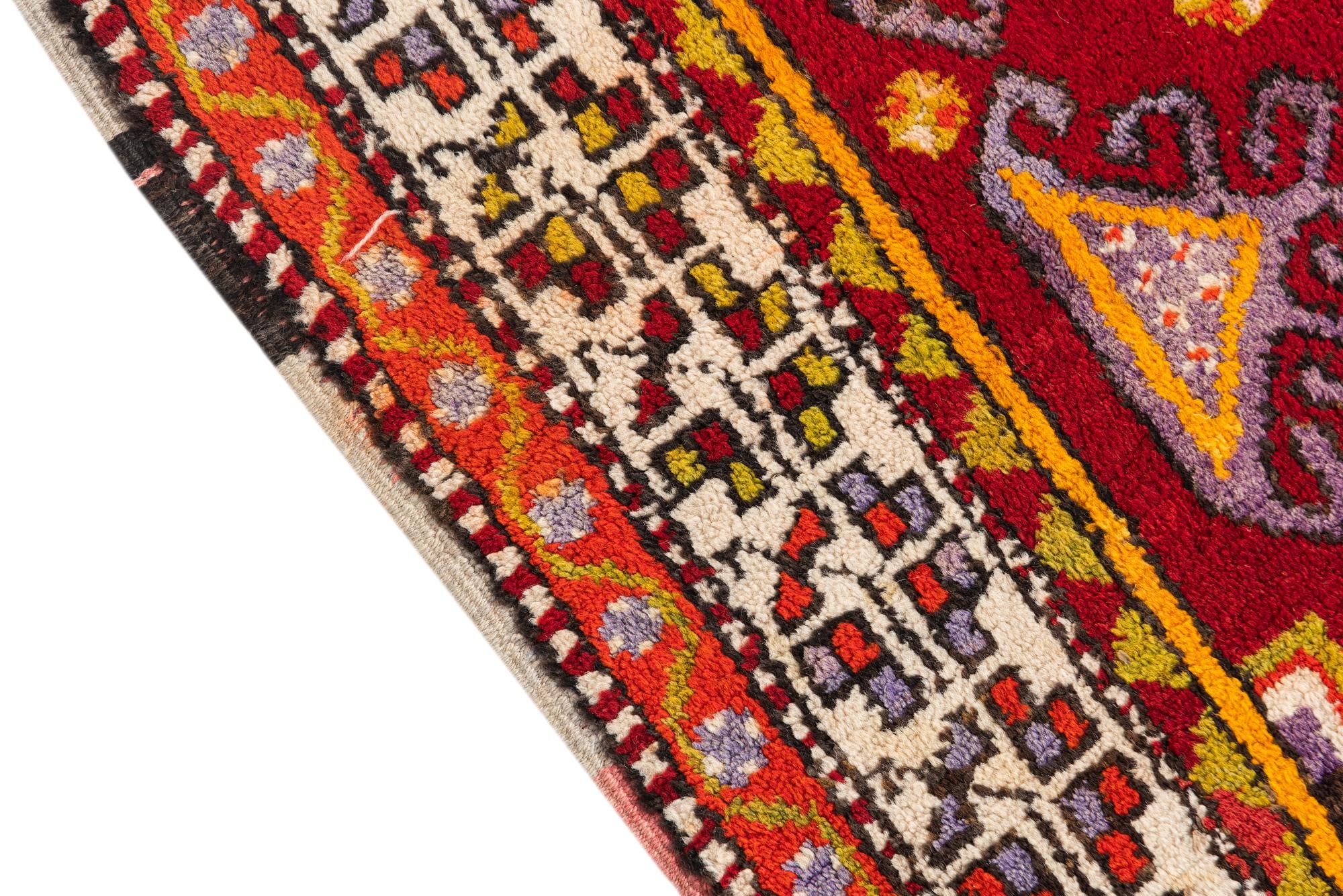 3' x 4' 10 Hand Knotted Anatolian Oriental Wool Rug