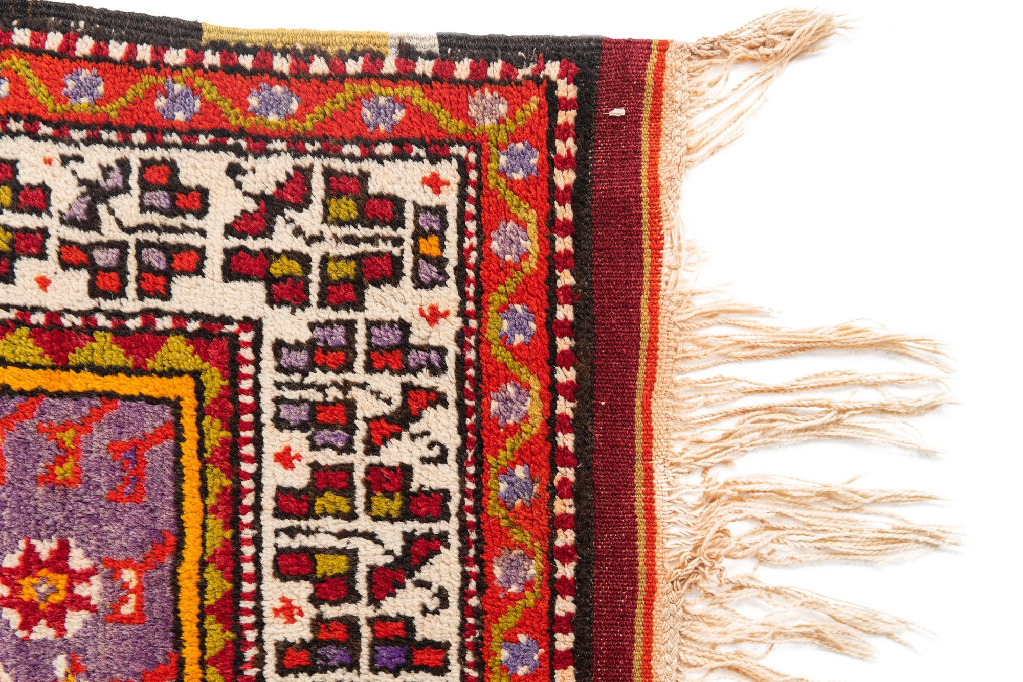 3' x 4' 10 Hand Knotted Anatolian Oriental Wool Rug