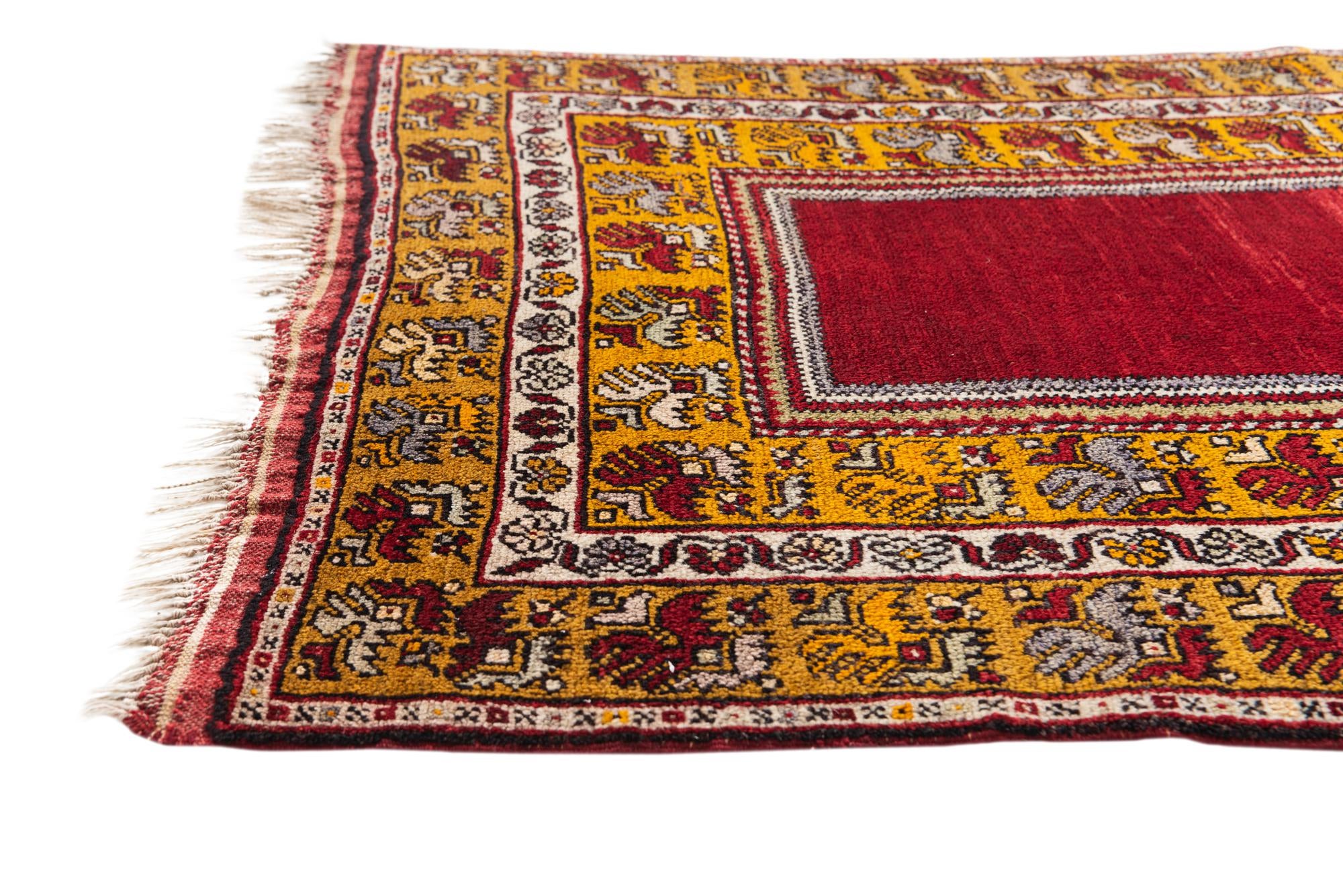3' 3 x 5' 2 Hand Knotted Anatolian Wool Rug