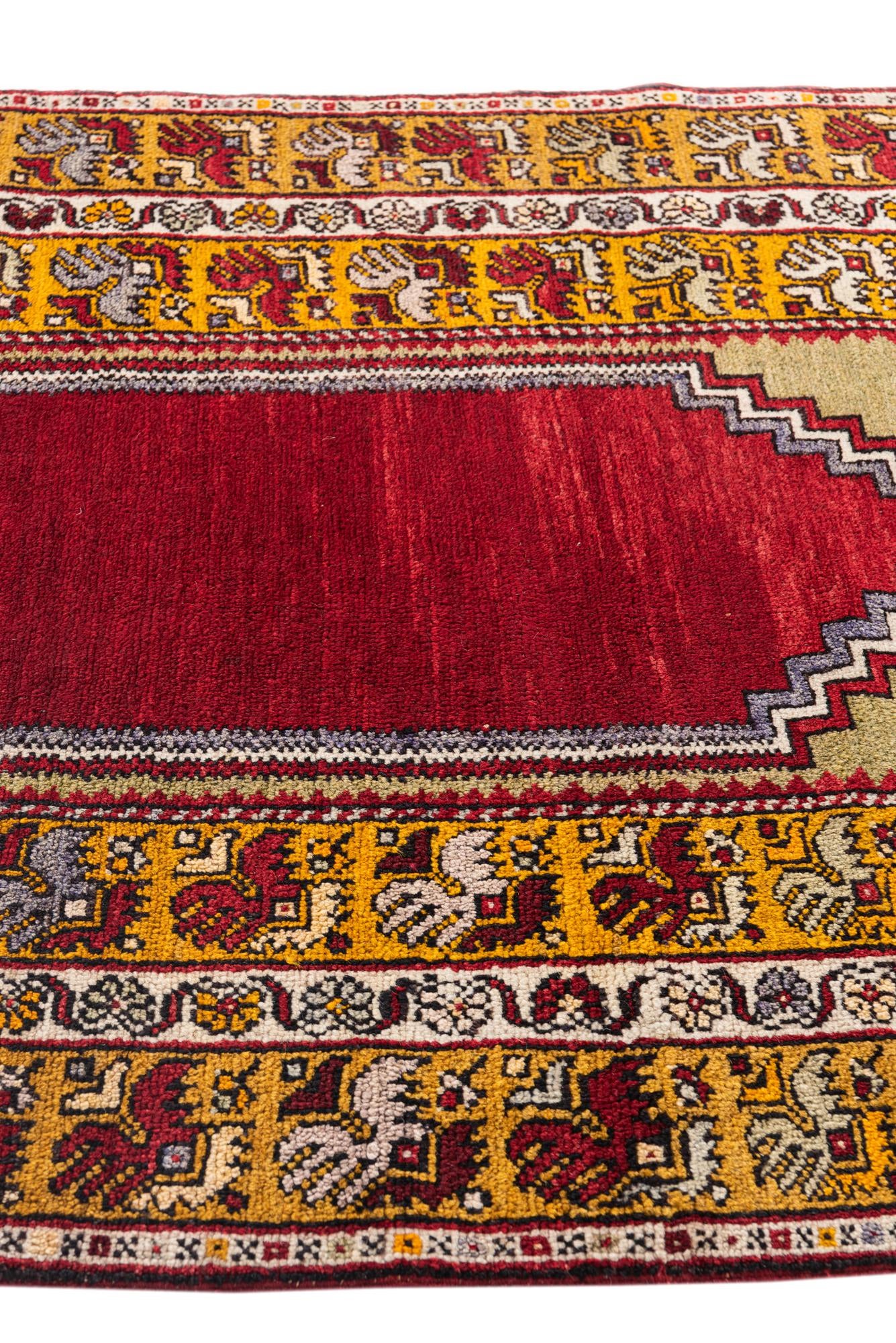 3' 3 x 5' 2 Hand Knotted Anatolian Wool Rug