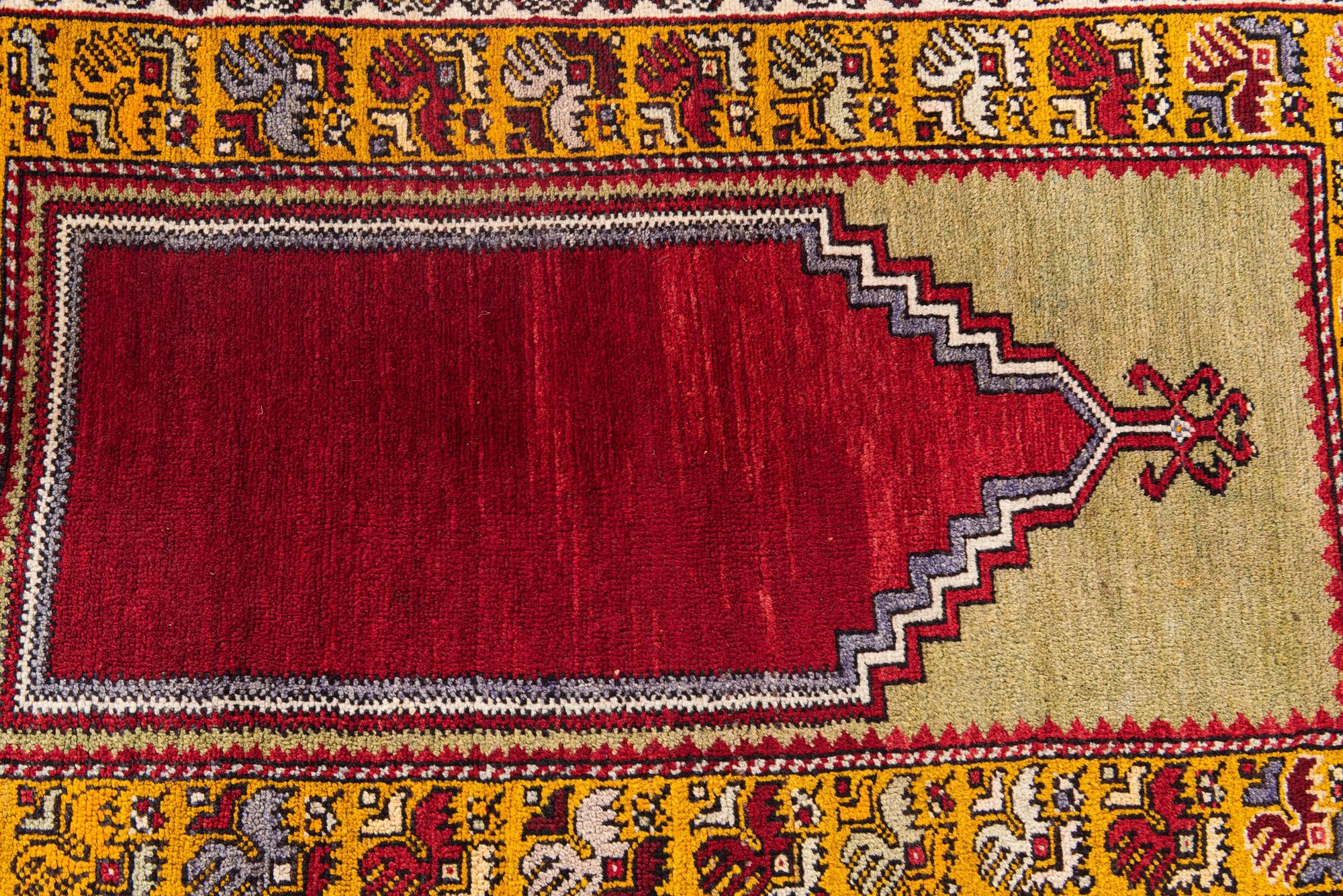 3' 3 x 5' 2 Hand Knotted Anatolian Wool Rug