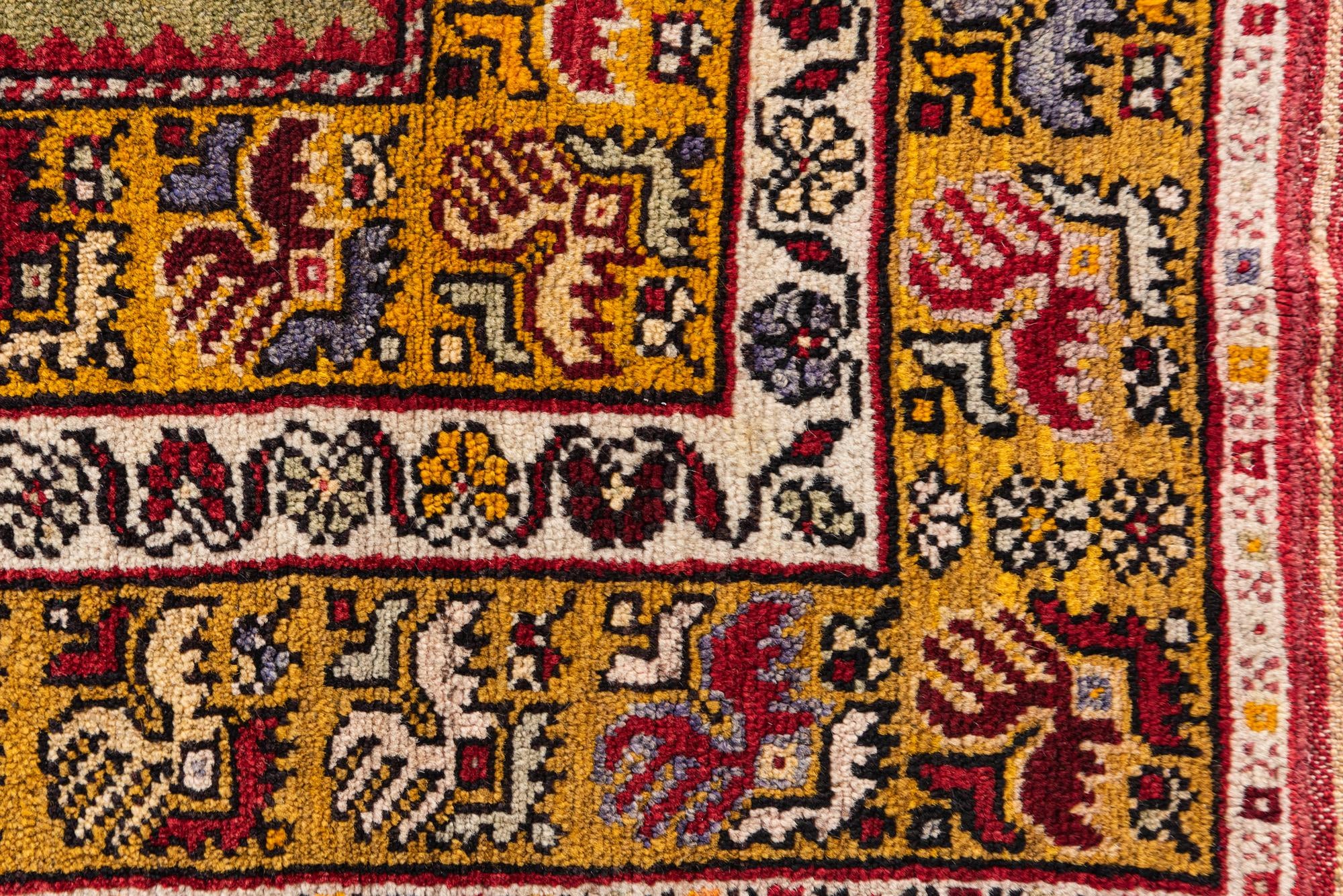 3' 3 x 5' 2 Hand Knotted Anatolian Wool Rug