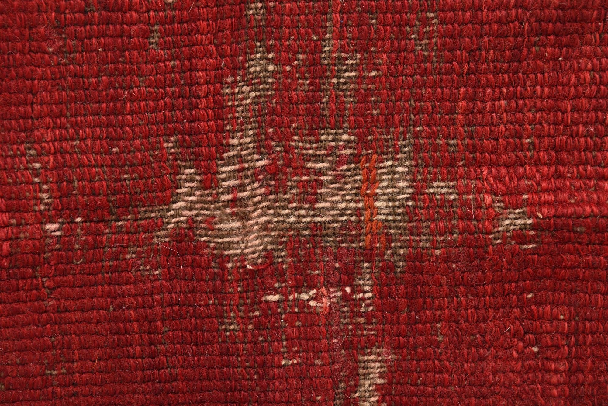 3' 4 x 4' 7 Hand Knotted Anatolian Oriental Wool Rug