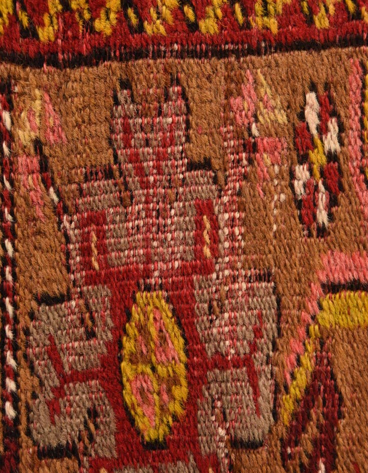Detail image of 3' 4 x 5' 3  Hand Knotted Anatolian Oriental Wool Rug