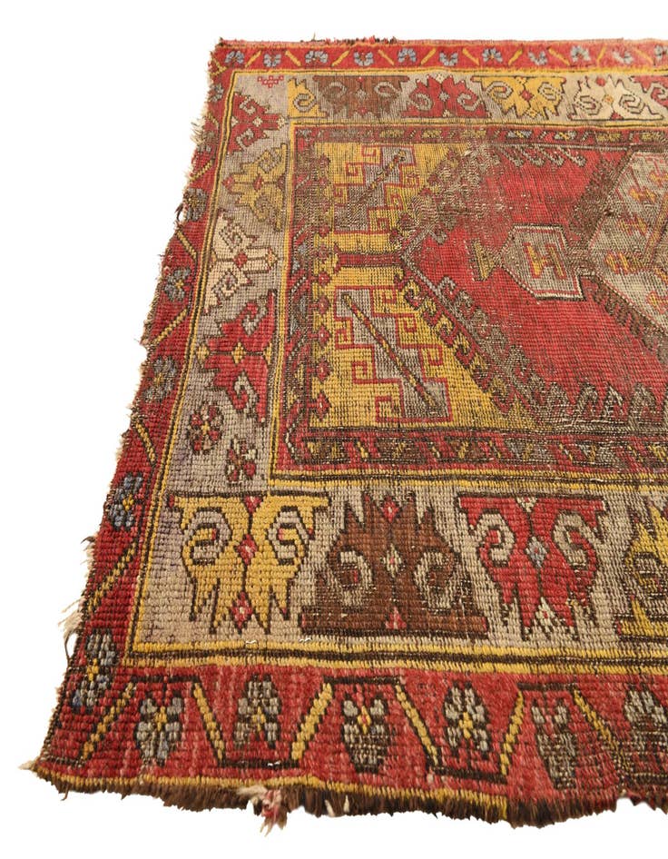 Detail image of 3' 4 x 6' 2 Hand Knotted Anatolian Oriental Wool Rug