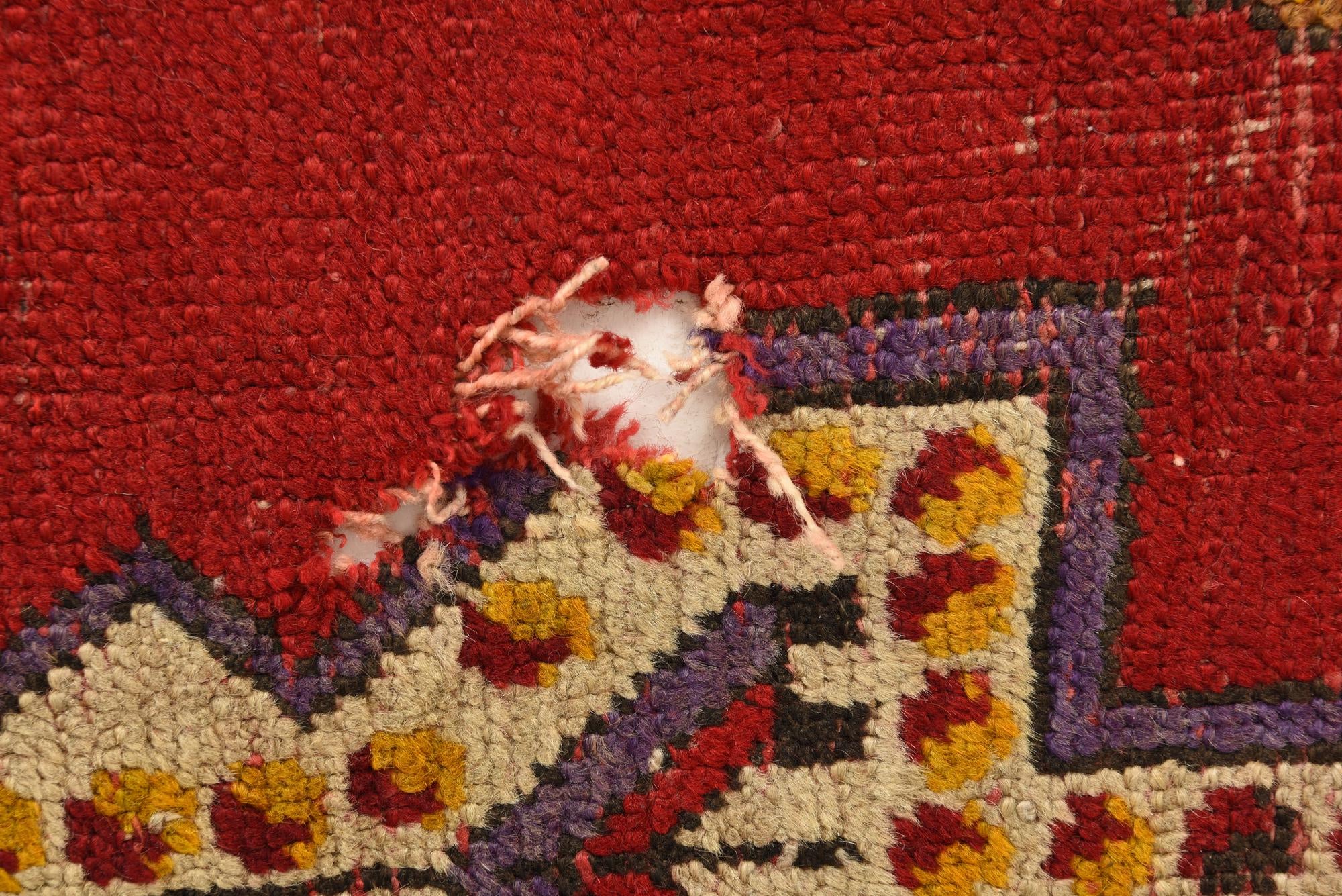 3' 6 x 5' 5 Hand Knotted Anatolian Oriental Wool Rug