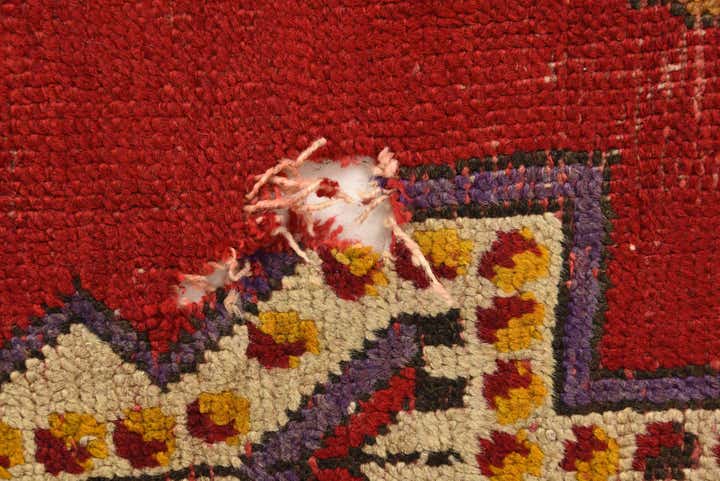 3' 6 x 5' 5 Hand Knotted Anatolian Oriental Wool Rug