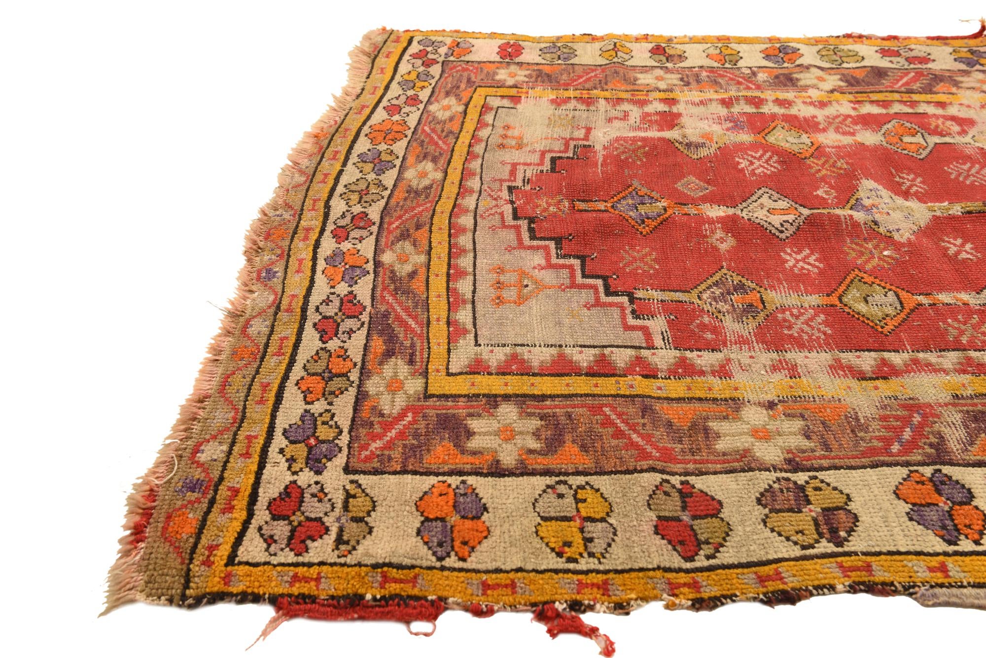 3' 2 x 4' 2 Hand Knotted Anatolian Oriental Wool Rug