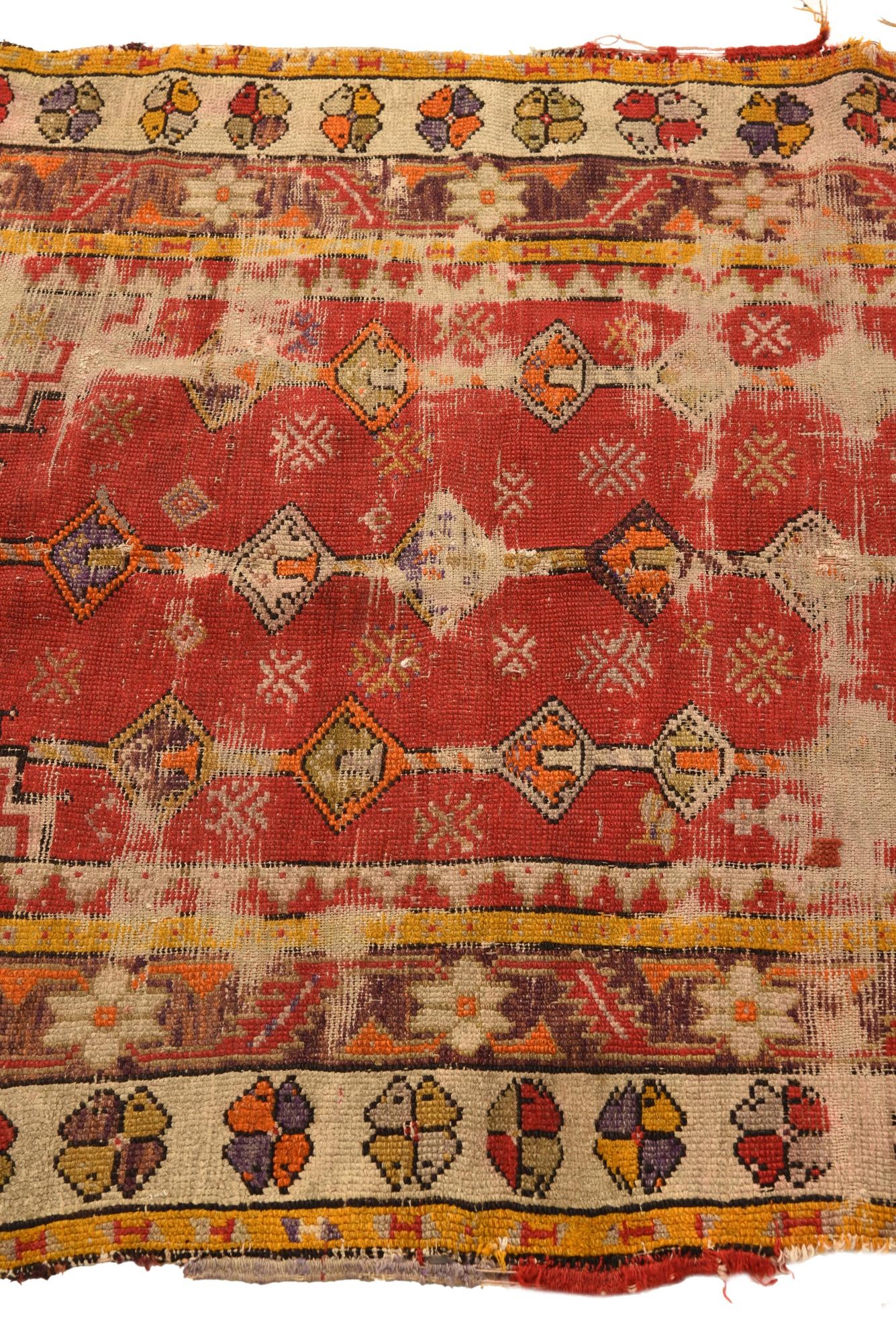 3' 2 x 4' 2 Hand Knotted Anatolian Oriental Wool Rug