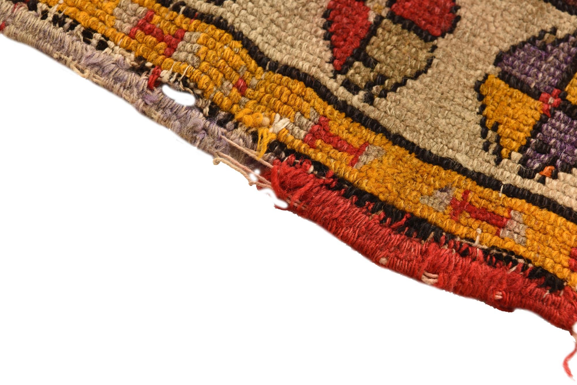 3' 2 x 4' 2 Hand Knotted Anatolian Oriental Wool Rug