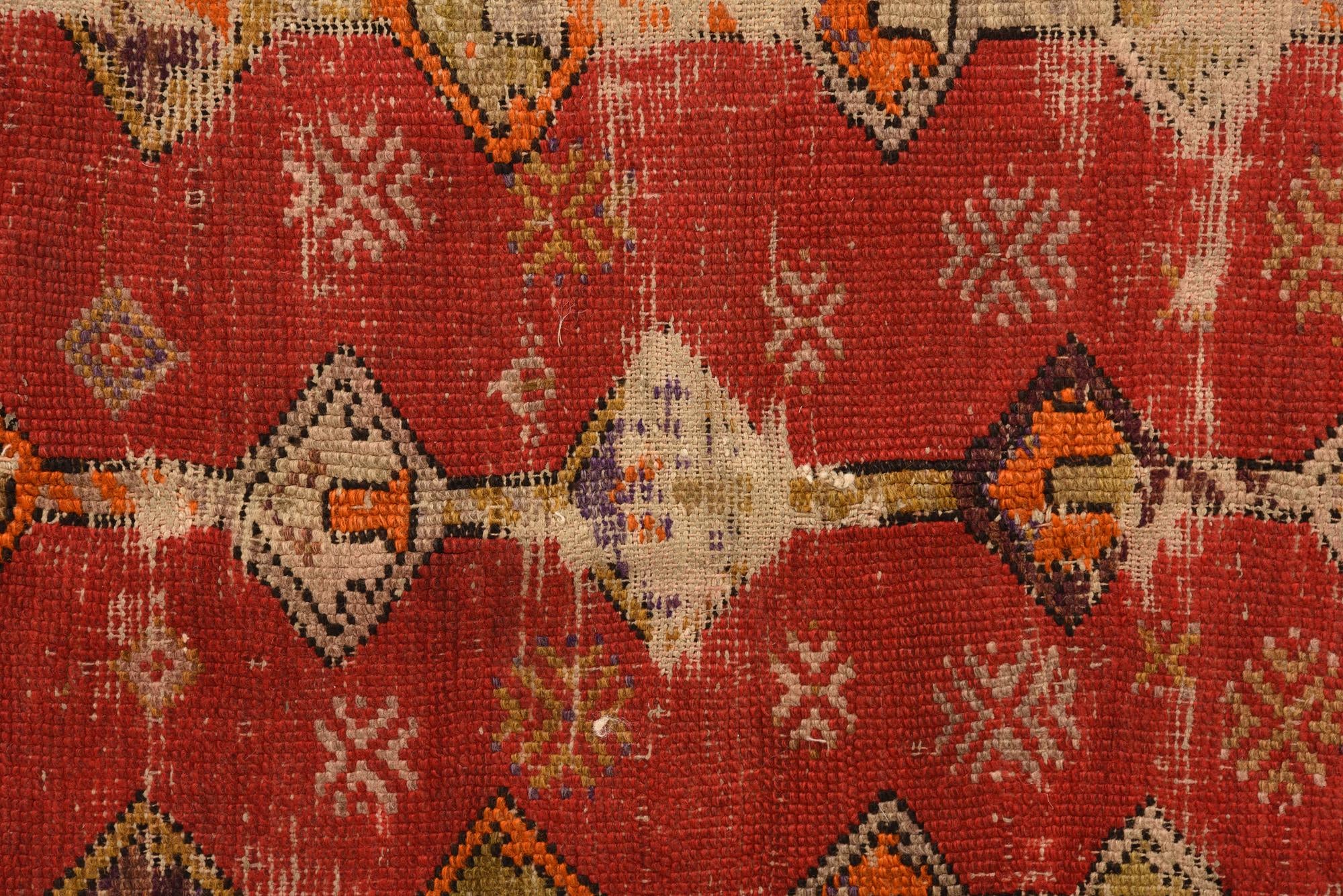 3' 2 x 4' 2 Hand Knotted Anatolian Oriental Wool Rug