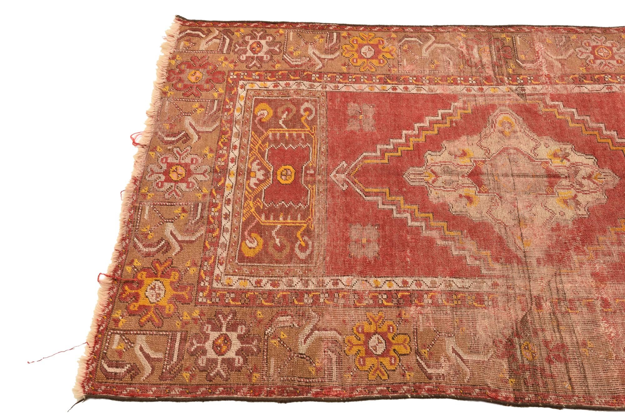 3' 2 x 5' Hand Knotted Anatolian Oriental Wool Rug