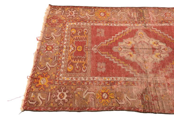Detail image of 3' 2 x 5' Hand Knotted Anatolian Oriental Wool Rug
