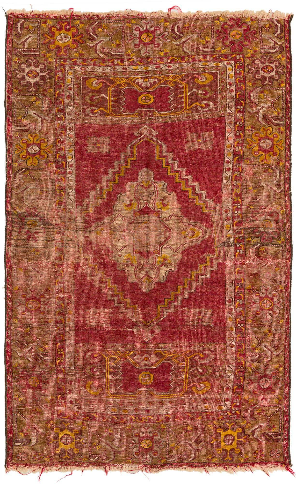 3' 2 x 5' Hand Knotted Anatolian Oriental Wool Rug