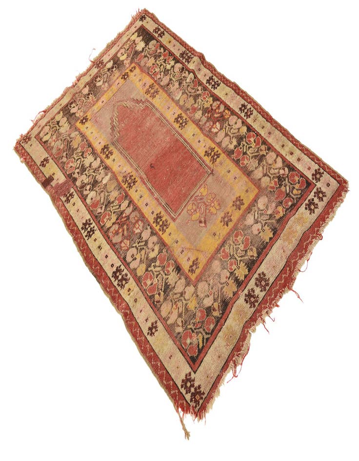 Detail image of 3' 3 x 5' 1  Hand Knotted Anatolian Oriental Wool Rug