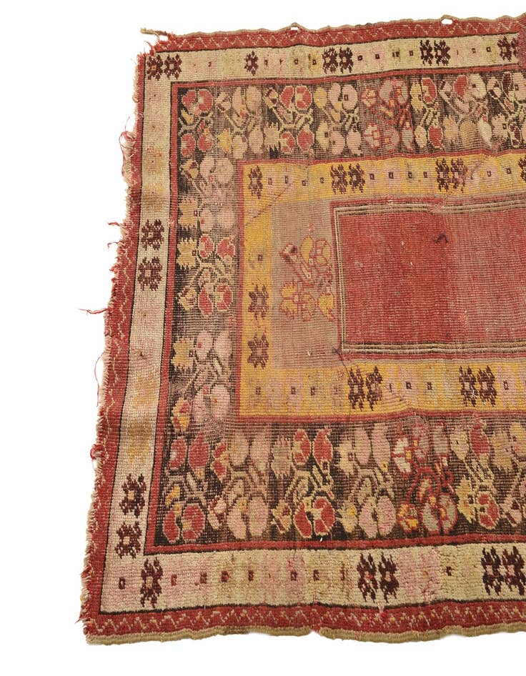 Detail image of 3' 3 x 5' 1  Hand Knotted Anatolian Oriental Wool Rug