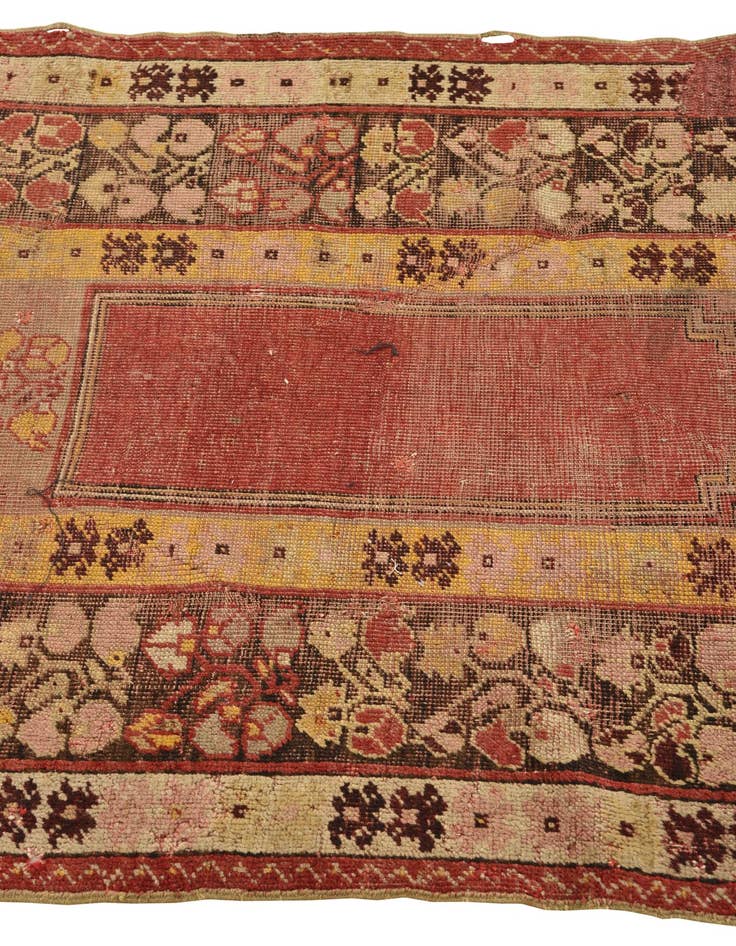 Detail image of 3' 3 x 5' 1  Hand Knotted Anatolian Oriental Wool Rug