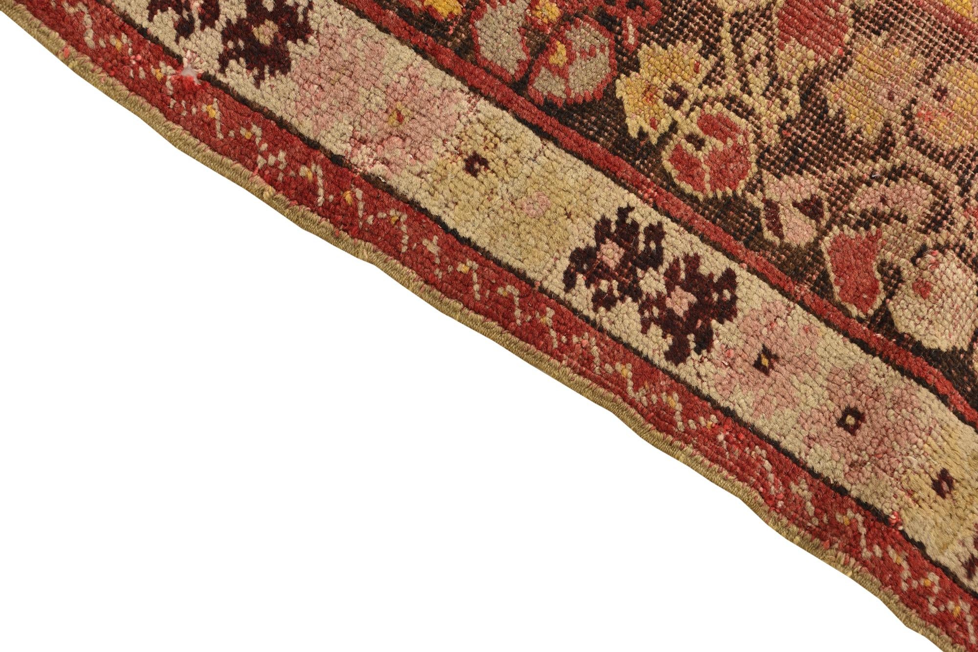 3' 3 x 5' 1 Hand Knotted Anatolian Oriental Wool Rug